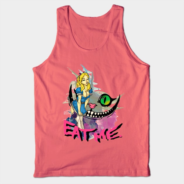 Sexy  Alice in Wonderland Tank Top by AmurArt